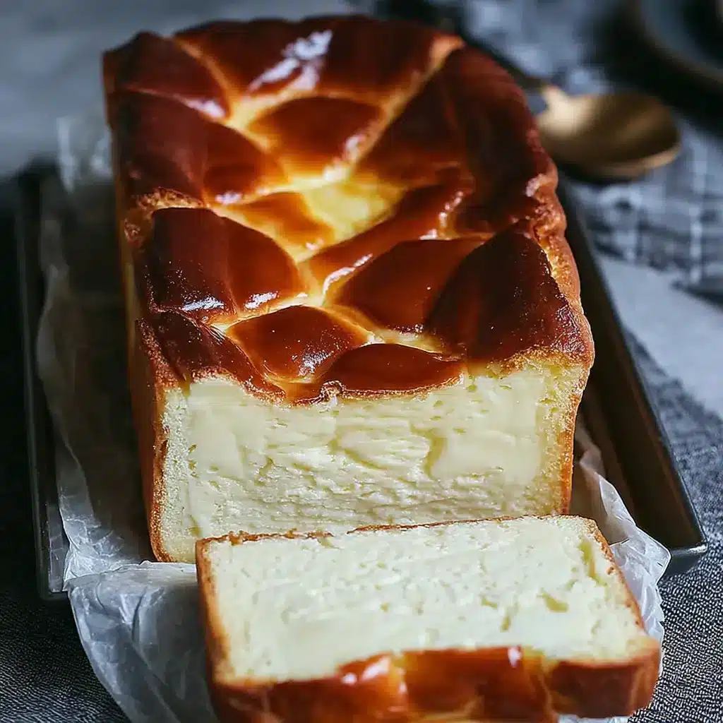 Loaf Pan Basque Cheesecake