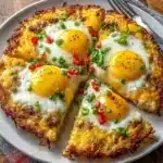Breakfast Pizza Hash Brown Crust