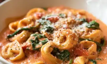 Creamy Spinach Tomato Tortellini with a Comforting Twist