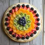 Fruit Pizza with Sugar Cookie Crust: A Delightful Treat for Every Occasion 2 Fruit Pizza with Sugar Cookie Crust