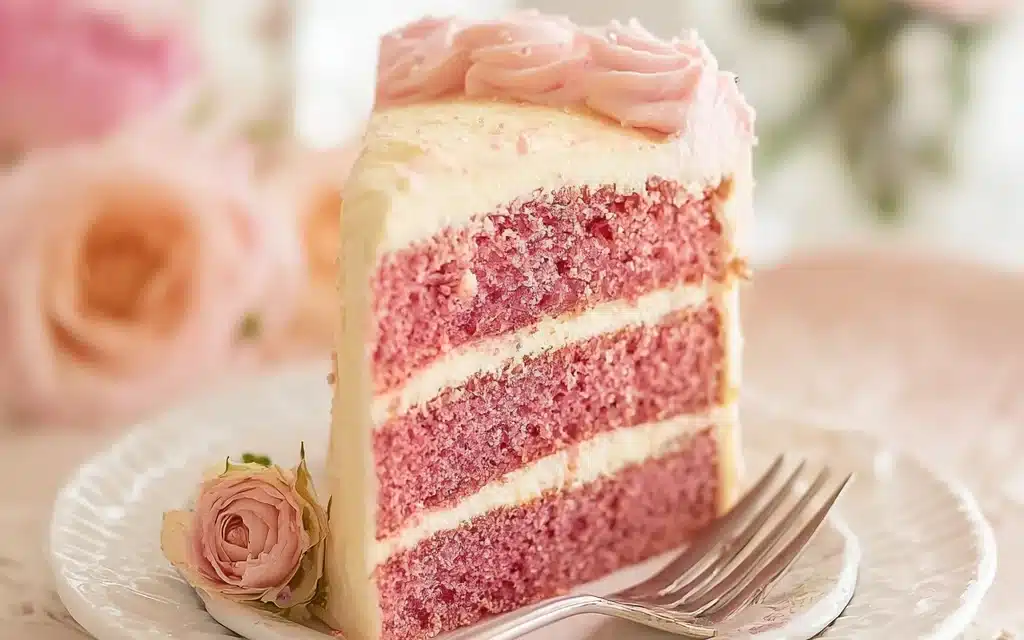 Perfectly Moist and Delicious Pink Velvet Cake