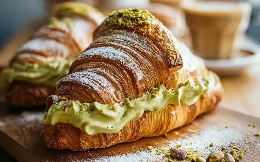 Pistachio Cream Croissants: A Buttery, Flaky Delight You Won’t Resist