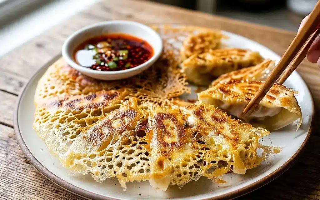 Pork and Chive Potstickers (Crispy Skirt) – A Quick and Delicious Appetizer