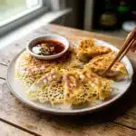 Pork and Chive Potstickers (Crispy Skirt) - A Quick and Delicious Appetizer 2 Pork and Chive Potstickers