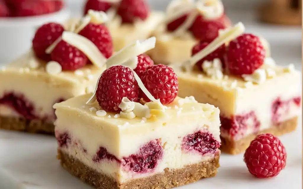 Raspberry White Chocolate Cheesecake Bars – An Irresistible Dessert