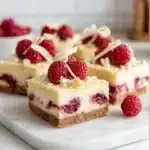 Raspberry White Chocolate Cheesecake Bars - An Irresistible Dessert 2 Raspberry White Chocolate Cheesecake Bars