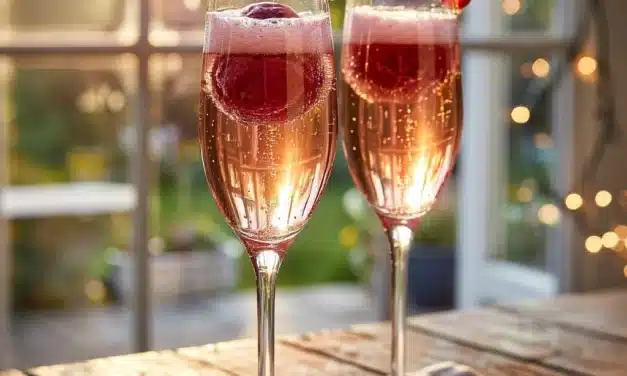 Strawberry Champagne Floats: A Fizzy, Fruity Delight