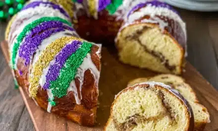Traditional King Cake (Brioche Style) – A Magical Mardi Gras Treat