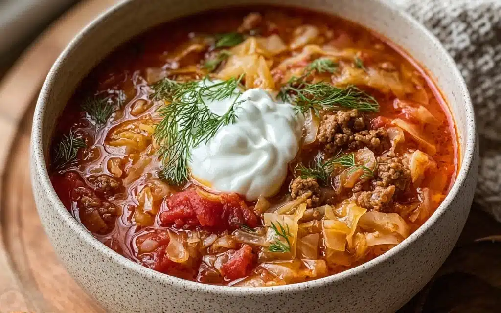Unstuffed Cabbage Roll Soup: A Comforting and Flavor-Packed Delight