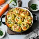 Cheesy Baked Vegetable Rolls