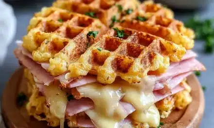 Crunchy Ham Cheese Chaffles – A Heavenly Spin on a Classic