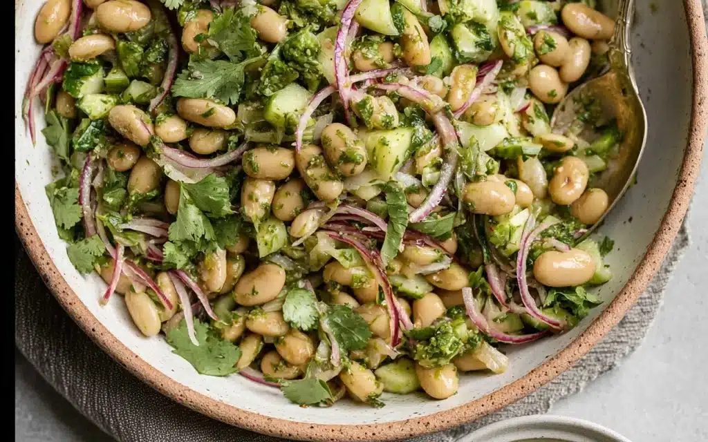 Marinated Cilantro Lime Bean Salad: A Quick and Flavorful Side Dish