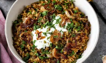 Mujadara: Lebanese Lentils and Rice