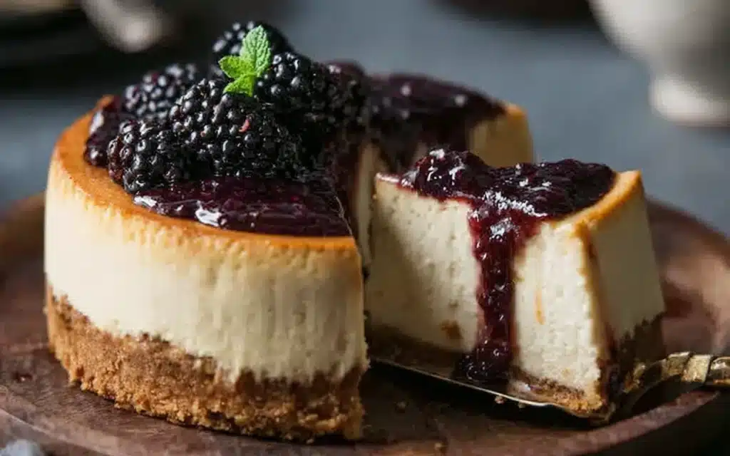 Mulberry & Earl Grey Cheesecake: A Delightful Fusion of Flavors
