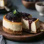 Mulberry & Earl Grey Cheesecake