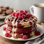 Red Velvet Marble Waffles