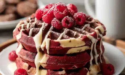 Red Velvet Marble Waffles: A Breakfast Delight to Savor