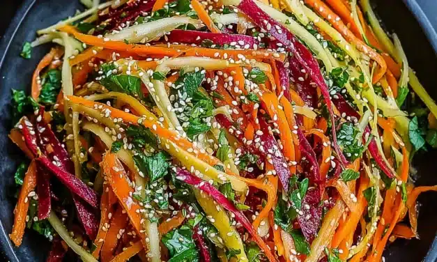 Shaved Rainbow Carrot Sesame Salad – A Comforting 30-Minute Side