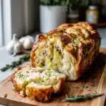 Sourdough Discard Pull-Apart Garlic Bread