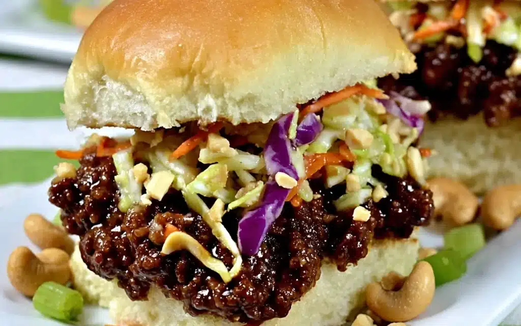 Delicious Thai Sloppy Joe Sliders – Ready in a Flash!