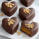 Chocolate Peanut Butter Valentine's Heart 2 Chocolate Peanut Butter Valentine's Heart