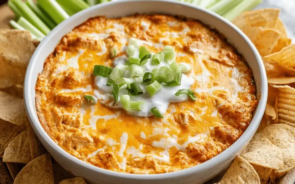Easy Buffalo Chicken Dip