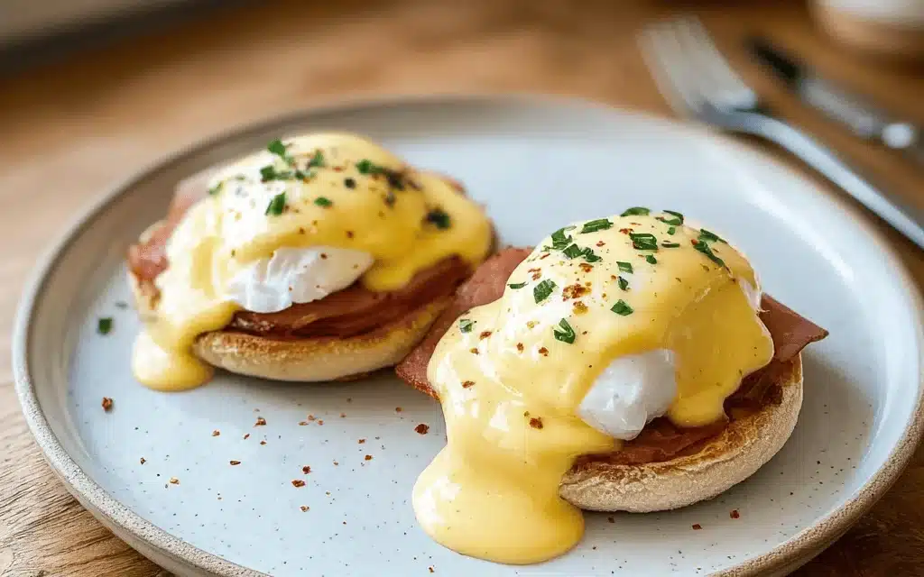 Eggs Benedict with Easy Blender Hollandaise
