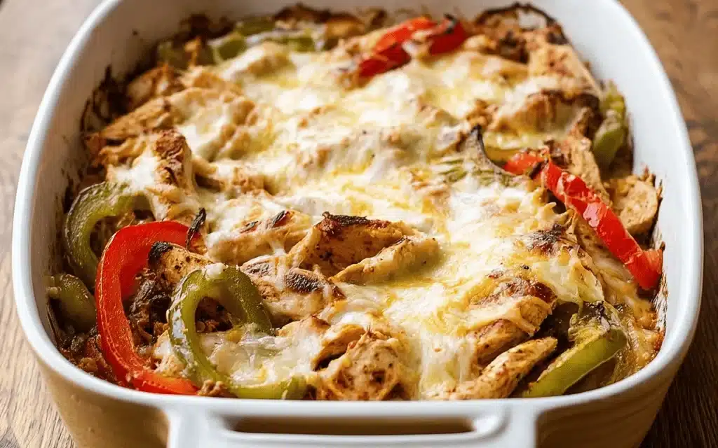 Fajita Chicken Casserole