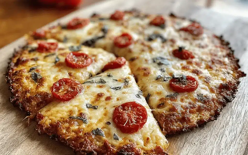 Ground Chicken Pizza Crust