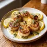 Pan-Seared Scallops with Lemon Butter