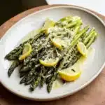 Roasted Asparagus with Parmesan and Lemon