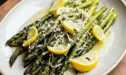 Roasted Asparagus with Parmesan and Lemon